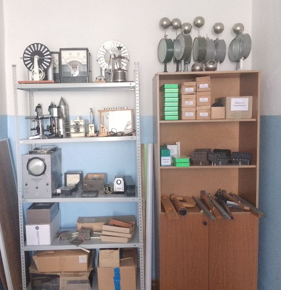 Изображения кабинета физики.